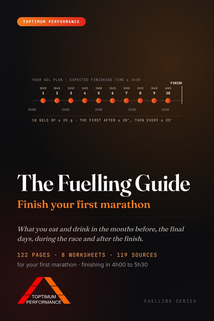The Fuelling Guide &middot; Finish your first marathon &mdash; guide by Toptimum Performance