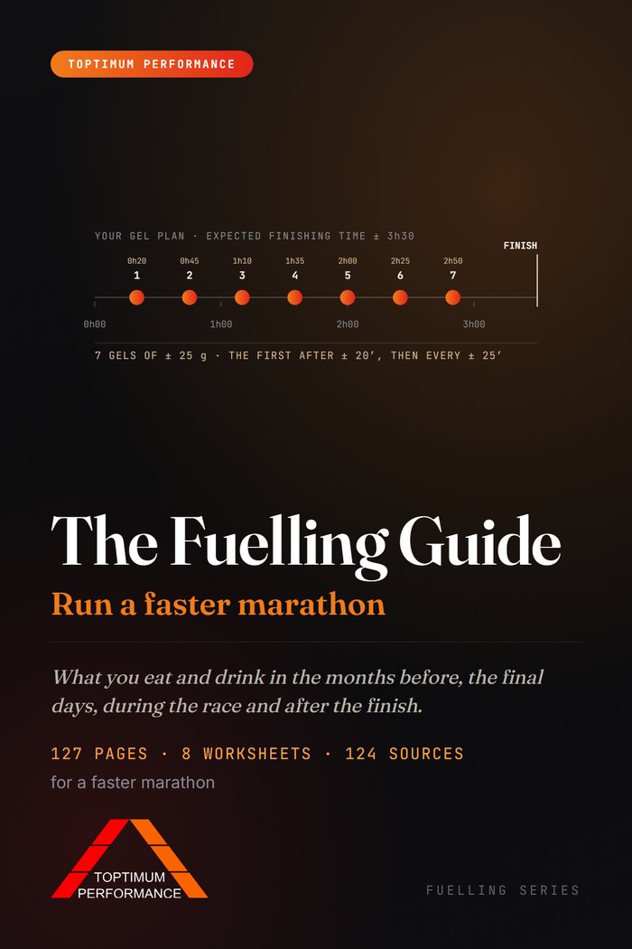 The Fuelling Guide · Run a faster marathon — guide by Toptimum Performance